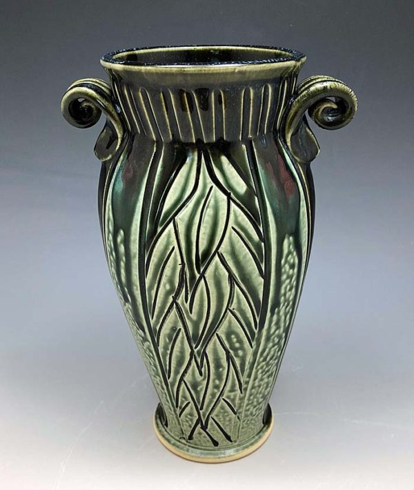 Small vase, Leaf Pattern