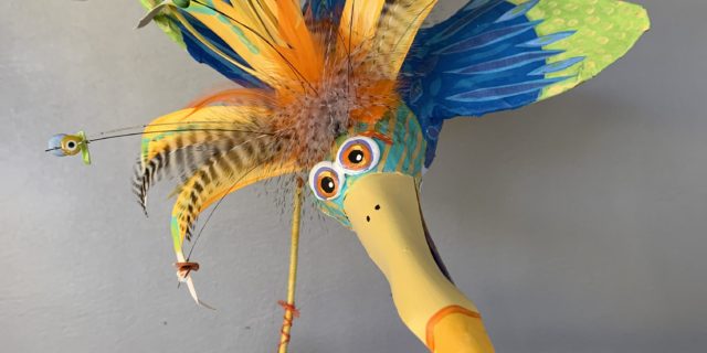 Joyce Curvin’s Playful Recycled Animal Sculptures Dunedin 2nd Friday Reception