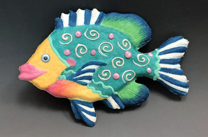 Sunfish in seaside colors by Barbara Melby-Burhans